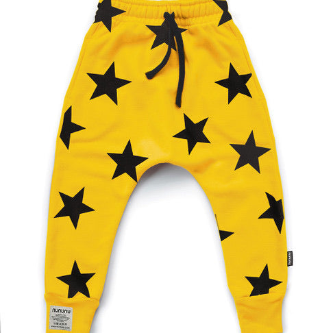 Nununu Star Baggy Pants | Yellow