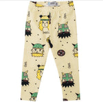 Raspberry Republic Leggings | Viking - Green Hearts Pink