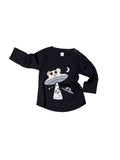 Huxbaby LS Shirt | UFO - Green Hearts Pink