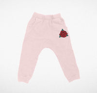 Tiny Whales Joggers | Rosey - Green Hearts Pink
