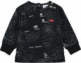 Beau Loves LS Baby Sweater | Black Galaxy