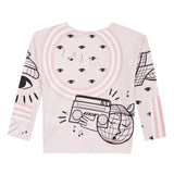 Kenzo LS T-Shirt | Eloa - Green Hearts Pink