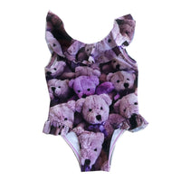 Romey Loves Lulu Swimsuit | Purple Bears - Green Hearts Pink