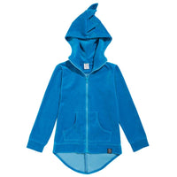 Kukukid Velvet Dino Hoodie | Blue