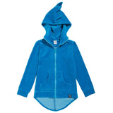 Kukukid Velvet Dino Hoodie | Blue