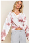 Tie Dye Crisscross Sweatshirt