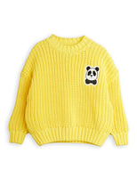 Mini Rodini Heavy Knitted Sweater | Yellow