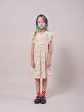 Bobo Choses Playground All Over Fleece Ruffle Dress