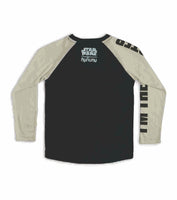 Nununu Star Wars Embroidered Darth LS T-Shirt | Black
