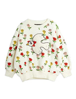 Mini Rodini Roses AOP Sweatshirt | Off White