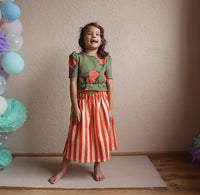 One Day Long Skirt | Stripes