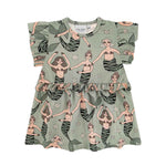 Dear Sophie Pom Pom Tunic | Mermaid Mint