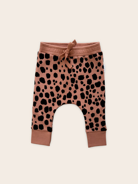 Huxbaby Drop Crotch Pants | Terracotta