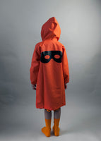 Beau Loves Raincoat | Orange - Green Hearts Pink