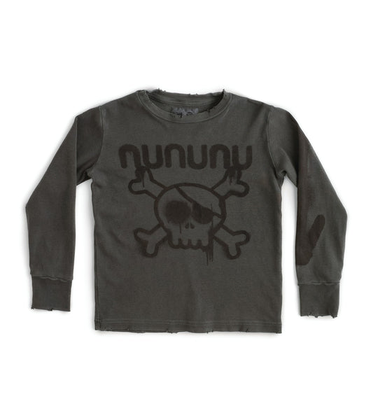Nununu Sprayed T-Shirt | Vintage Grey