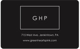Gift Card - Green Hearts Pink