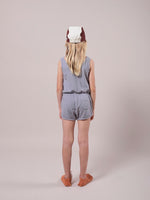 Bobo Choses Crosswise Stripes Fleece Playsuit