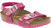 Birkenstock Rio Galaxy | Rose - Green Hearts Pink