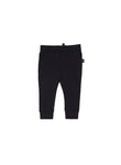 Huxbaby Track Pants | Black - Green Hearts Pink
