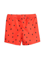 Mini Rodini Strawberry Swim Shorts | Red