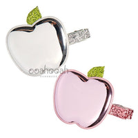 OOAHOOAH Hair Clip | Apple - Green Hearts Pink