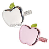 OOAHOOAH Hair Clip | Apple - Green Hearts Pink