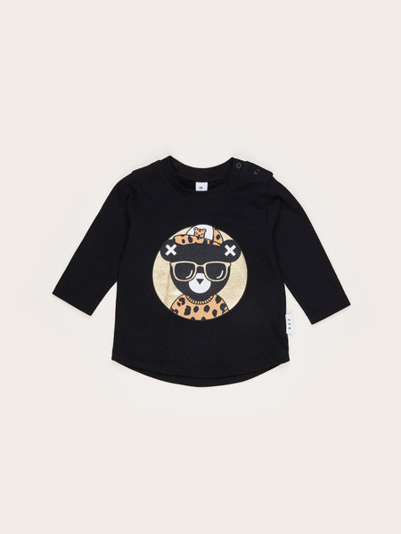 Huxbaby Cool Bear Top | Black