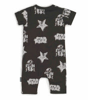 Nununu Star Wars All Over Playsuit | Black