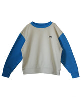 Bandy Button Custo Sweatshirt | Blue - Green Hearts Pink
