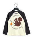 Mini Rodini Camp M. Rodini Raglan LS Tee | Off White