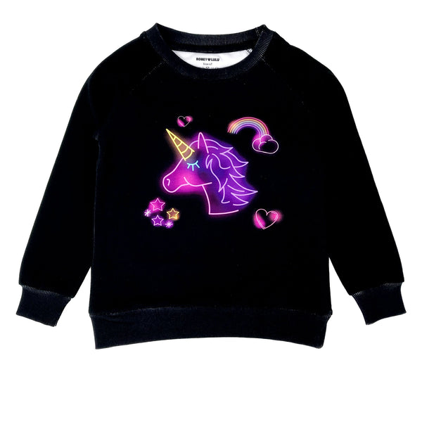 Romey Loves Lulu Sweatshirt | Neon Lights Single