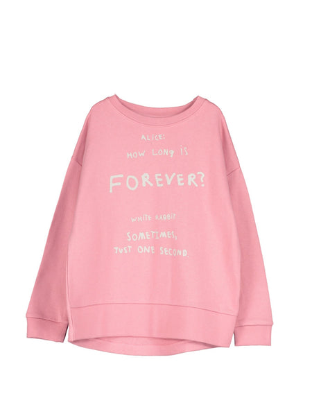 Beau Loves Relaxed Fit Sweater | Love Forever - Green Hearts Pink