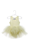 Plum Tutu Dress | Penny - Green Hearts Pink