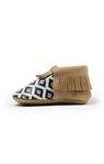 Freshly Picked Moccasins | Jetset Geo - Green Hearts Pink