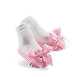 Mud Pie | Princess Socks - Green Hearts Pink