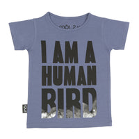 Moi T-Shirt | Human Navy - Green Hearts Pink