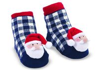 Mud Pie | Holiday Socks - Green Hearts Pink