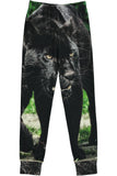 Popupshop Play Leg Pants | Panther - Green Hearts Pink