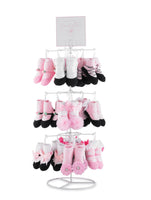 Mud Pie | Princess Socks - Green Hearts Pink