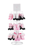 Mud Pie | Princess Socks - Green Hearts Pink