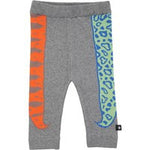 Molo Saul Pant | Melange - Green Hearts Pink