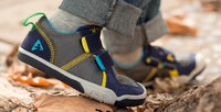 Plae Ty Sneakers | Navy + Steel - Green Hearts Pink